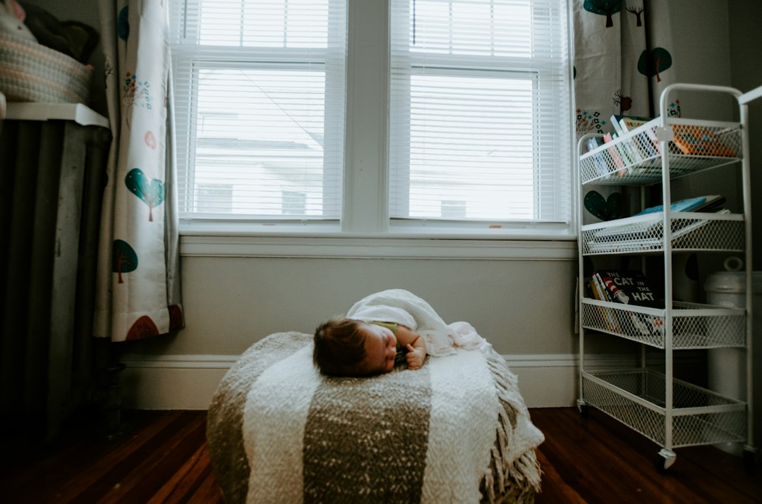 Child resting in bed